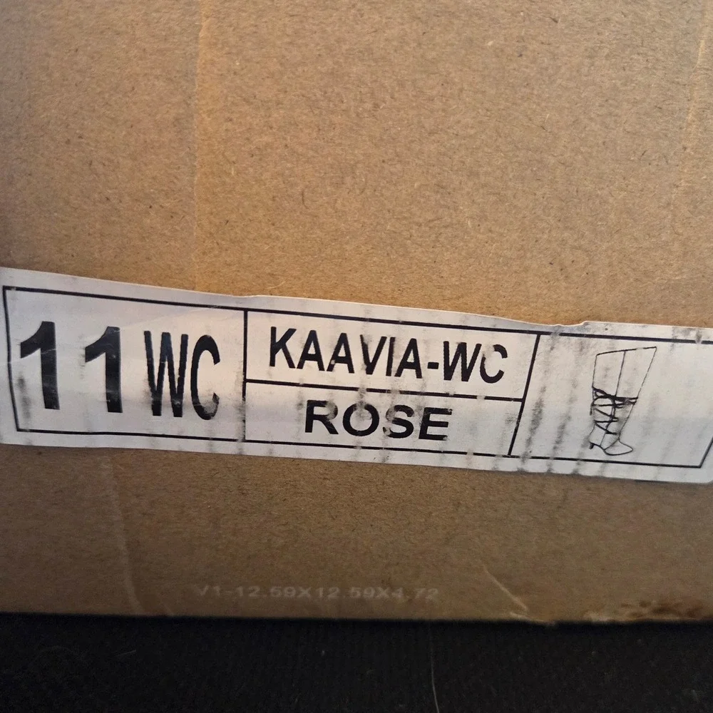 Journee Collection Kaavia-WC Rose Pink Wide Calf Over The Knee Boots Womens 11